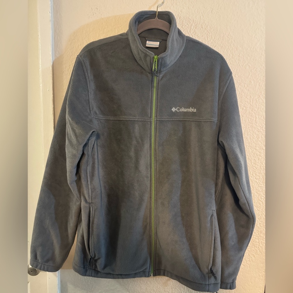 Columbia Light Gray Fleece Jacket
